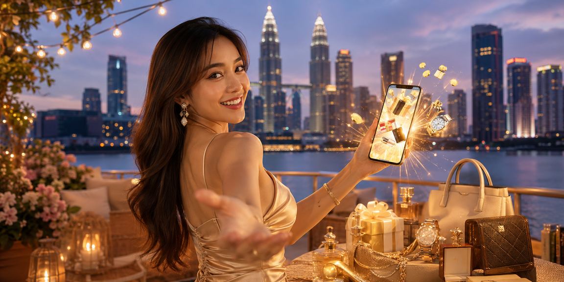 Pengguna Kuala Lumpur membuat deposit dalam Ringgit Malaysia melalui platform fm885 di telefon
