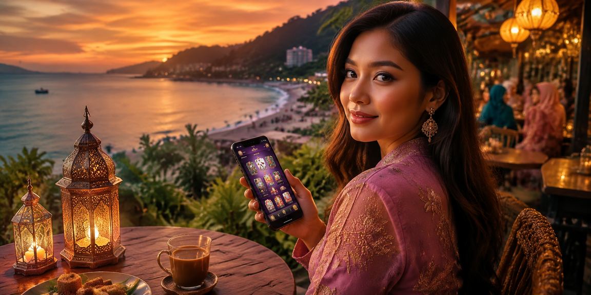 Pemain Penang menggunakan aplikasi kasino fm885 semasa perayaan Hari Raya